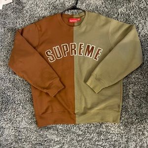 Supreme Split Crewneck Sweatshirt